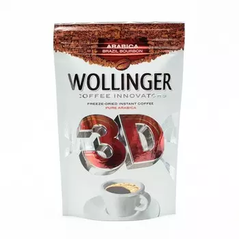 Кофе растворимый WOLLINGER 3D, 75 г