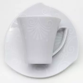 Кофейная пара Cmielow Happa «Тиснение Antonella», 180 мл