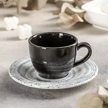 Кофейная пара Natura, чашка 85 мл, блюдце