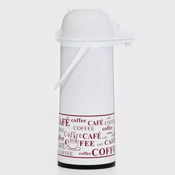 Кофейник-термос с помпой "Кофе", 1.8 л, сохраняет тепло 4 ч, 36 х 29 см