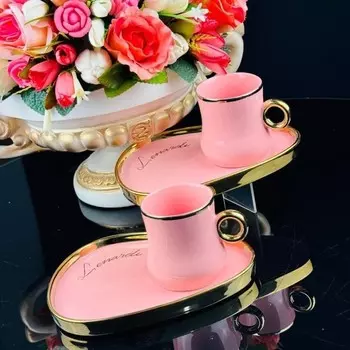 Кофейный набор Lenardi, фарфор, 12 предметов