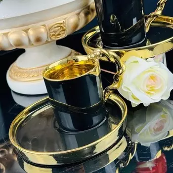 Кофейный набор Lenardi, фарфор, 12 предметов