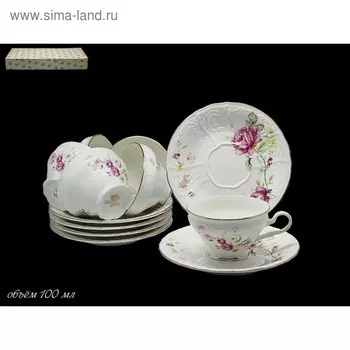 Кофейный набор Lenardi Maria Rose, 12 предметов