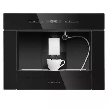Кофемашина MAUNFELD AMCM1503B, встраиваемая, капельная, 1500 Вт, чёрный