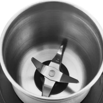 Кофемолка Kitfort КТ-745, электрическая, ножевая, 200 Вт, 0.2 л, серебристая