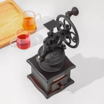 Кофемолка ручная Доляна «Мастер», 261111 см, цвет тёмное дерево