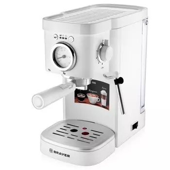 Кофеварка BRAYER 1106BR, 1100 Вт рожковая