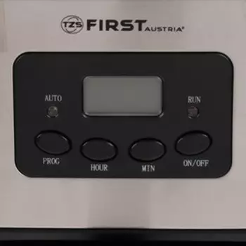 Кофеварка FIRST FA-5459-4, капельная, 900 Вт, 1.2 л, чёрно-серебристая