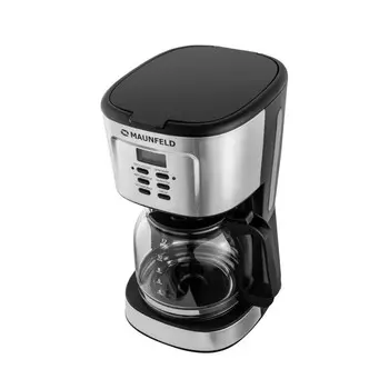Кофеварка MAUNFELD MF-722S, 900 Вт, 1.5 л, нержавеющая сталь