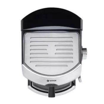 Кофеварка Vitek VT-1507, рожковая, 1050 Вт, 1.5 л, капучинатор, серебристо-чёрная