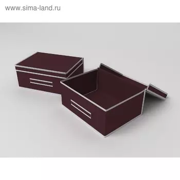 Кофр большой жёсткий, 45х35х20 см