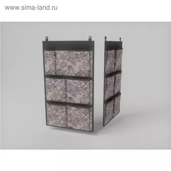 Кофр для аксессуаров «Ажур», 7 карманов, 35х60 см