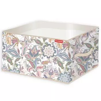 Кофр для хранения Hausmann Paisley 60x50x35 см, бежевый