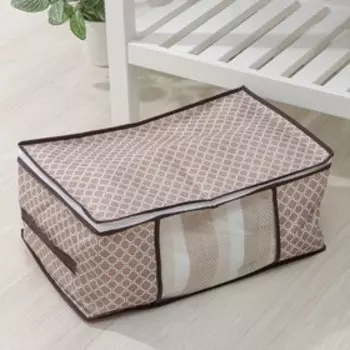 Кофр для хранения вещей Доляна «Браун», 453020 см, коричневый