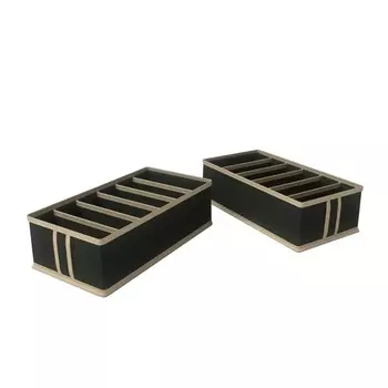 Кофр для нижнего белья и маек, 6 ячеек, 35х16х10 см