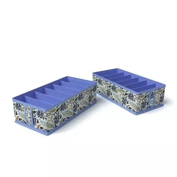 Кофр для нижнего белья и маек, на 6 ячеек, 35х16х10 см