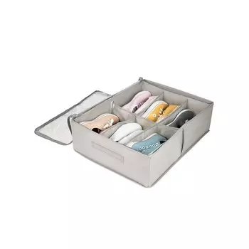 Кофр для обуви «Лондон», 53х40х15 см, 6 ячеек