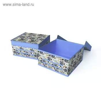 Кофр малый «Грация», жёсткий, 30х30х17 см