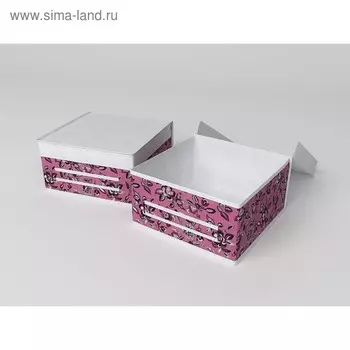 Кофр малый, жёсткий, 30х30х17 см