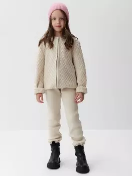 Кофта детская MINAKU, бежевая, рост 116 см