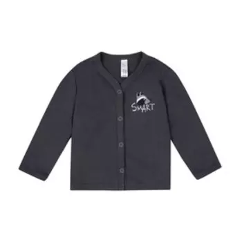 Кофта «Улыбка», рост 68 см., цвет графитовый