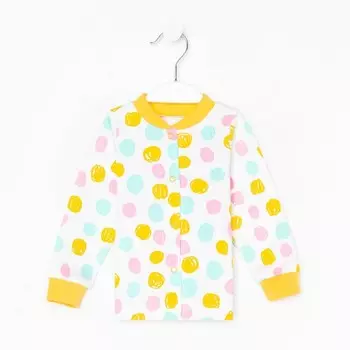 Кофточка детская, цвет белый, рост 62 см