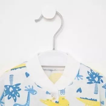 Кофточка детская, цвет голубой/африка, рост 74