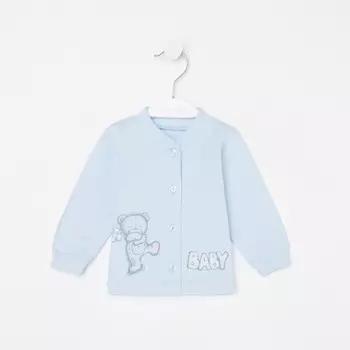 Кофточка детская, цвет голубой, рост 62 см