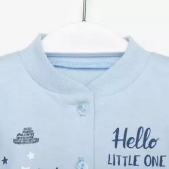 Кофточка детская, цвет голубой, рост 74 см