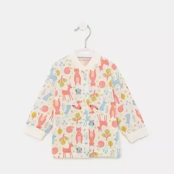 Кофточка детская, цвет молочный, рост 56 см