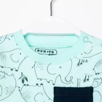 Кофточка детская, цвет мята, рост 74 см