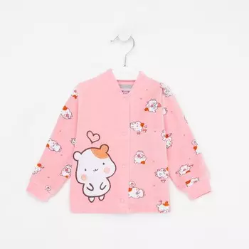 Кофточка детская, цвет персиковый, рост 74