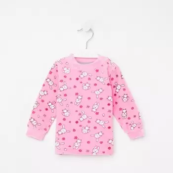 Кофточка детская, цвет розовый, рост 62 см