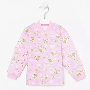 Кофточка детская, цвет розовый, рост 68 см (44)