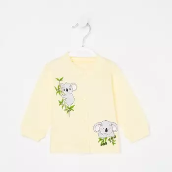 Кофточка детская, цвет жёлтый, рост 74