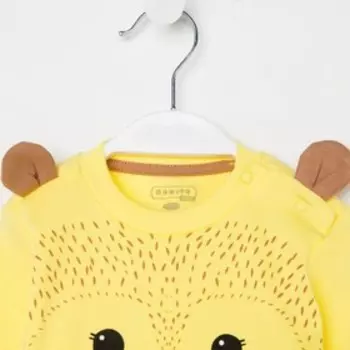 Кофточка детская, цвет жёлтый, рост 74 см