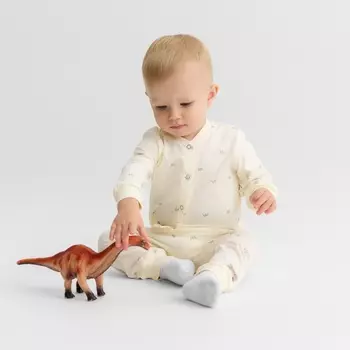 Кофточка детская MINAKU, рост 80-86 см, молочная