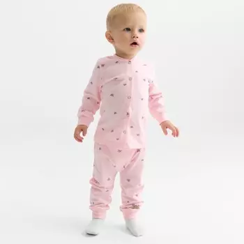 Кофточка детская MINAKU, рост 80-86 см, розовая