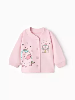 Кофточка для девочки, цвет сиреневый, рост 56 см