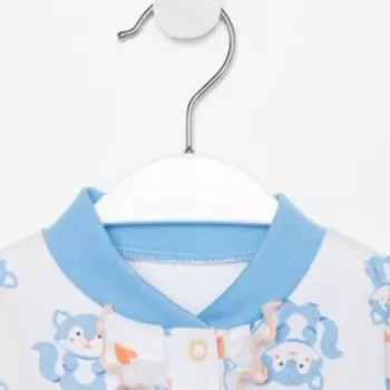 Кофточка «Розовый котик» детская, цвет белый, рост 80 см