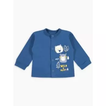 Кофточка с окантовкой Kuma, рост 62 см, цвет индиго