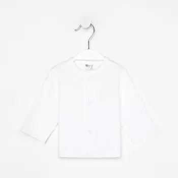 Кофточка универсальная, рост 74/80 см, цвет белый