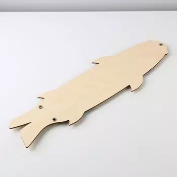 Когтеточка из фанеры с нанесением «Рыбка», 50 х 15 см