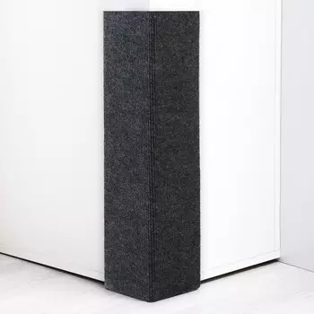 Когтеточка настенная двойная угловая, 50 х 25 см, серая