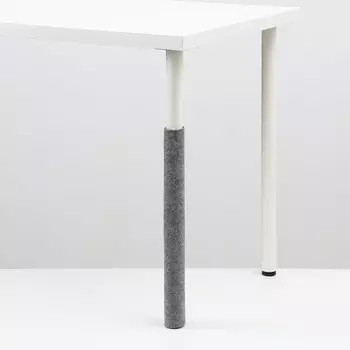Когтеточка на липучке, ковролин, 50 х 30 см, серая