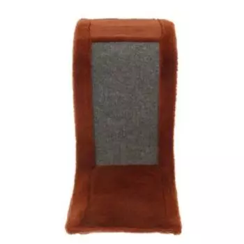 Когтеточка "Волна", джут, ковролин, 40 х 25 х 42 см, микс расцветок