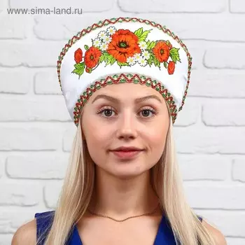 Кокошник «Маки»