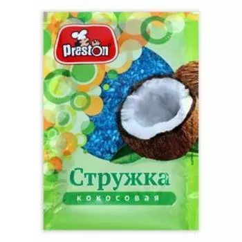 Кокосовая стружка голубая "Preston", 40г