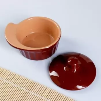 Кокотница Борисовская керамика «Ностальгия с крышкой», 200 мл, 128 см, стандарт