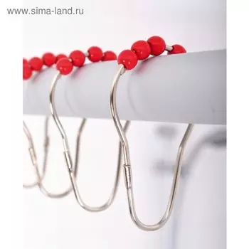 Кольца для штанги комплект 12 шт, с красными шариками